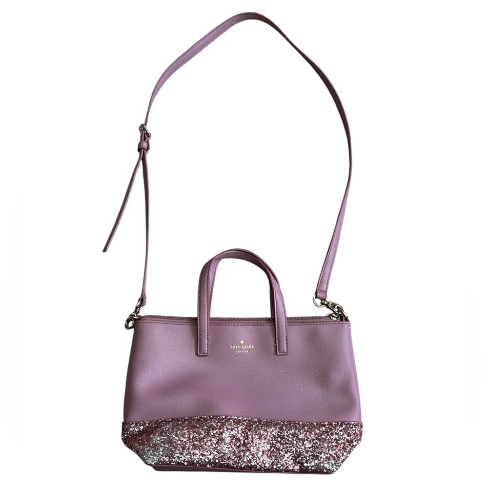 Kate Spade Greta Court Glitter Crossbody Bag FLAWED *READ* - Picture 1 of 12